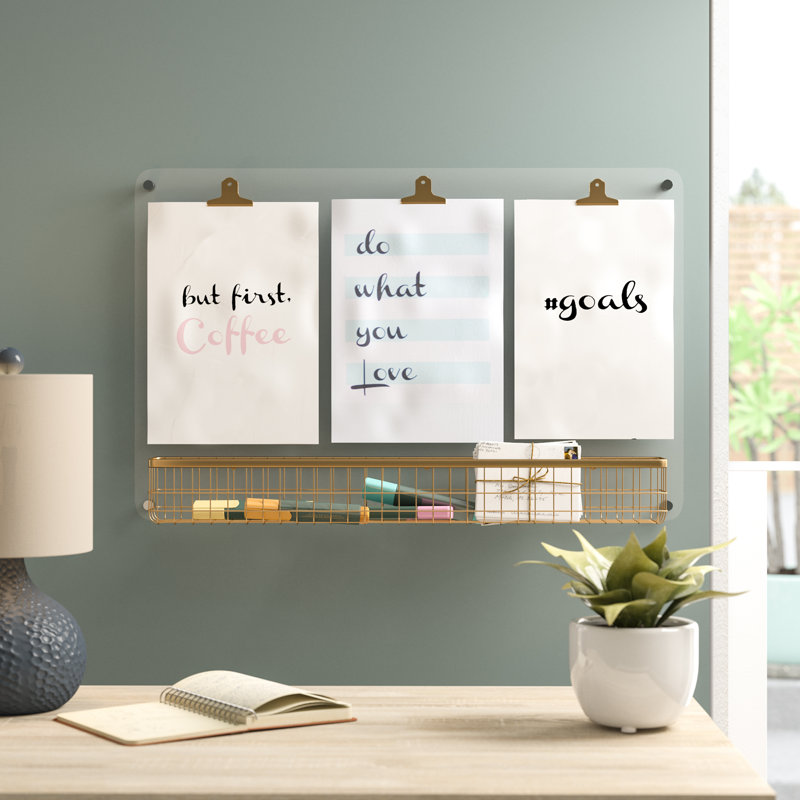 Wrought Studio Acrylic Wall Mounted Dry Erase Board & Reviews Wayfair